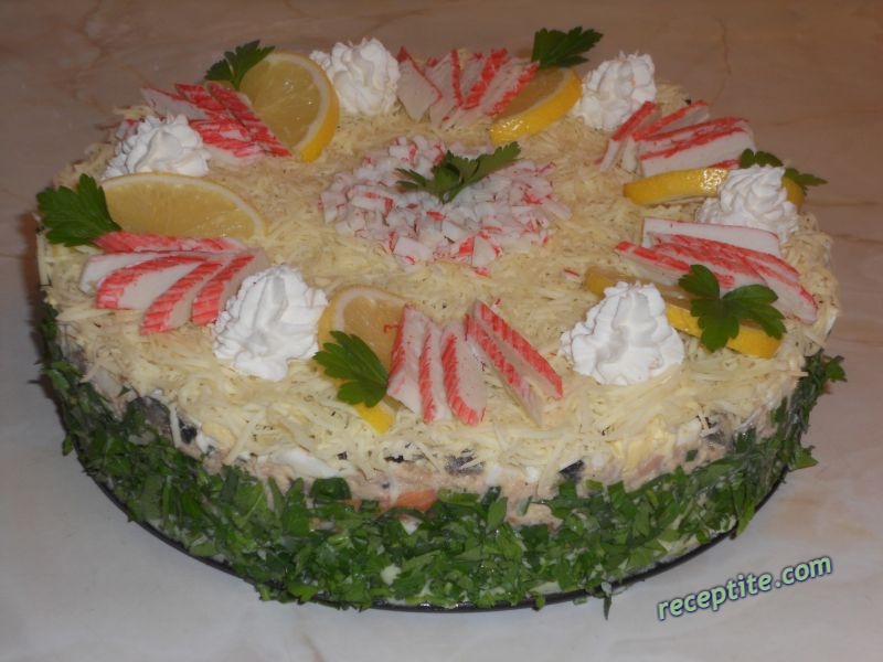Снимки към Рибена торта