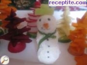 снимка 5 към рецепта Снежен човек от сирене