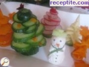 снимка 6 към рецепта Снежен човек от сирене