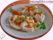 снимка 2 към рецепта Пиле с гарнитура от карфиол и моркови