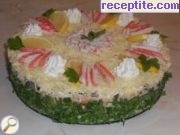 снимка 1 към рецепта Рибена торта
