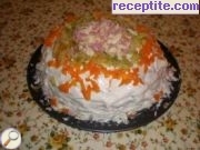 снимка 24 към рецепта Солена палачинкова торта