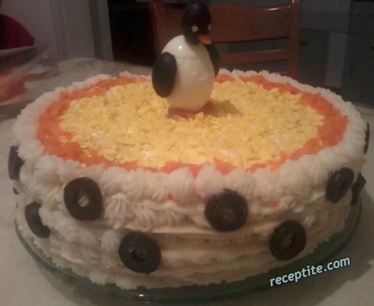 Снимки към Солена палачинкова торта Наталия