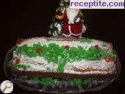 снимка 4 към рецепта Празничен кейк с фигурки