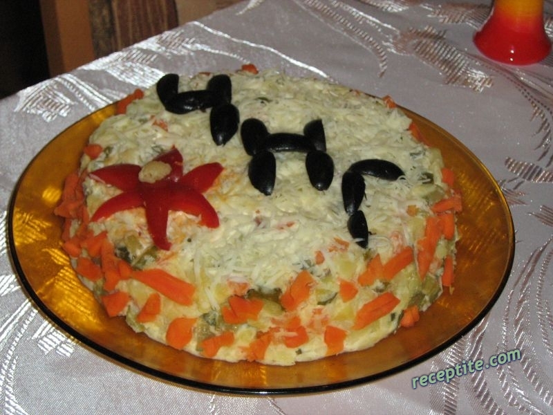Снимки към Руска салата у дома