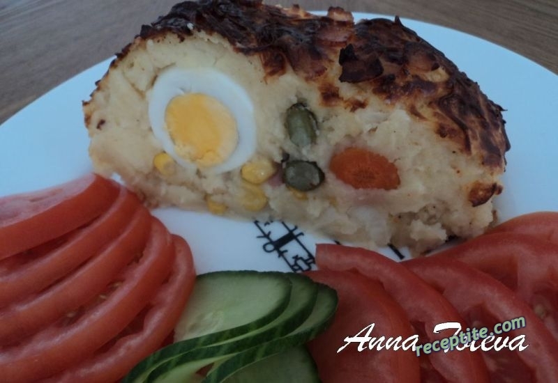 Снимки към Картофено руло с плънка