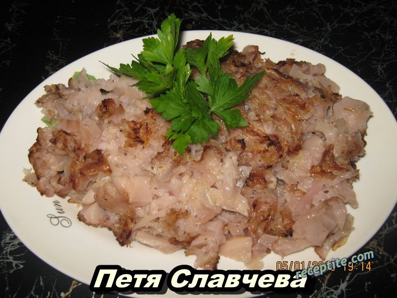 Снимки към Кисело зеле с ориз на фурна