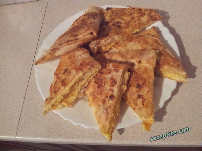 Снимки към Бързи триъгълни банички