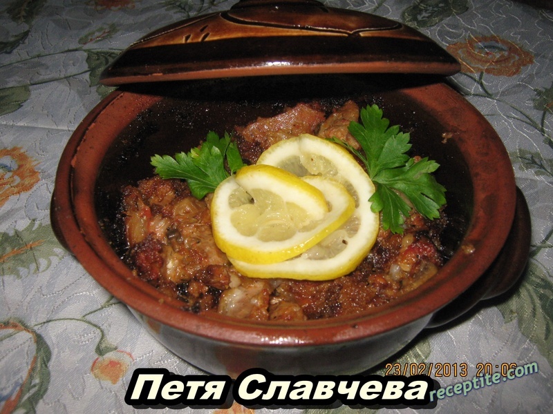 Снимки към Кебап в гювечета 
