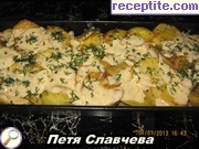 снимка 3 към рецепта Мусака от пържени картофи