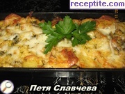 снимка 2 към рецепта Мусака от пържени картофи