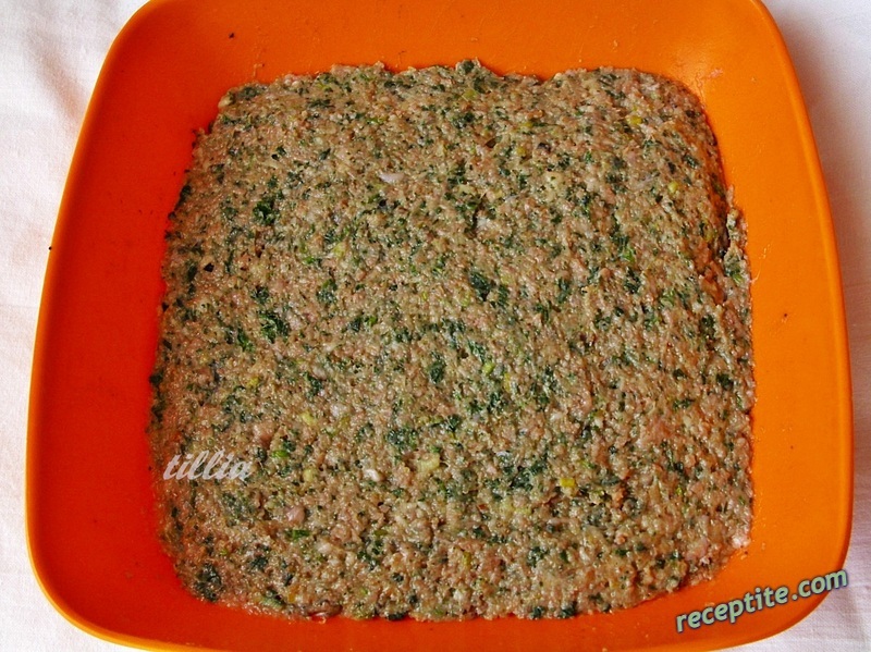 Снимки към Кюфтета с кайма и зеленийки