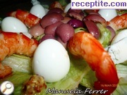 снимка 2 към рецепта Айсберг със скариди и яйца от пъдпъдък