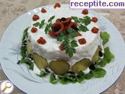 снимка 2 към рецепта Вегетарианска мини торта