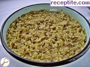 снимка 2 към рецепта Свински черен дроб с ориз и заливка на фурна