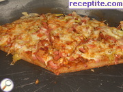 снимка 8 към рецепта Бърза бъркана пица - без мая
