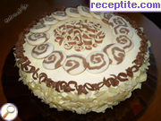 снимка 12 към рецепта Торта с готови блатове и крем нишесте - II вид