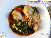 снимка 1 към рецепта Пиле със спанак