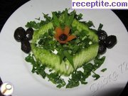 снимка 6 към рецепта Салата от пресни краставици