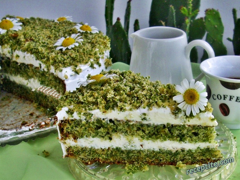 Снимки към Торта *Зелена поляна*