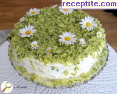 снимка 7 към рецепта Торта *Зелена поляна*