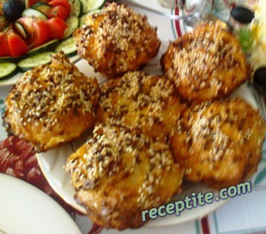 Снимки към Баница мъфини със сметана