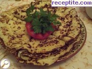 снимка 5 към рецепта Палачинки с тиквички и кашкавал