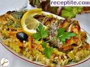 снимка 6 към рецепта Запечена в плик риба със зеленчуци и сметана