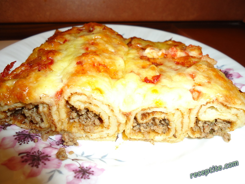 Снимки към Палачинки с кайма