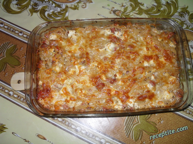 Снимки към Спагети с кайма и доматен сос на фурна
