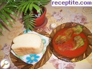 снимка 7 към рецепта Пържени пиперки с доматен сос