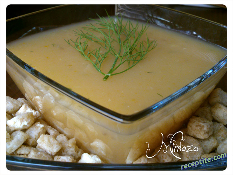Снимки към Крем-супа от картофи и тиквички