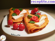 снимка 4 към рецепта Палачинки с червени чушки и маслини