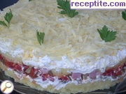 снимка 1 към рецепта Салата-торта - II вид