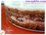 снимка 6 към рецепта Лятна ябълкова торта с бисквити
