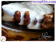 снимка 1 към рецепта Мусака с кайма, ориз и печени чушки