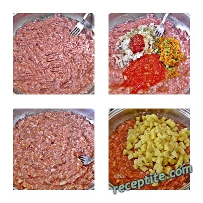 Снимки към Мусака с кайма и картофи, без пържене