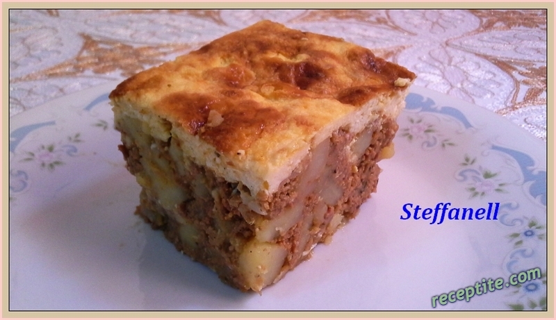 Снимки към Мусака с кайма и картофи, без пържене