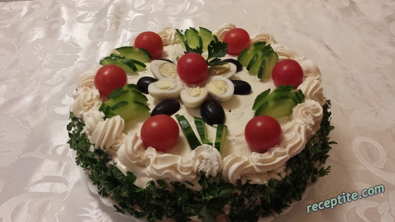 Снимки към Солена палачинкова торта Наталия