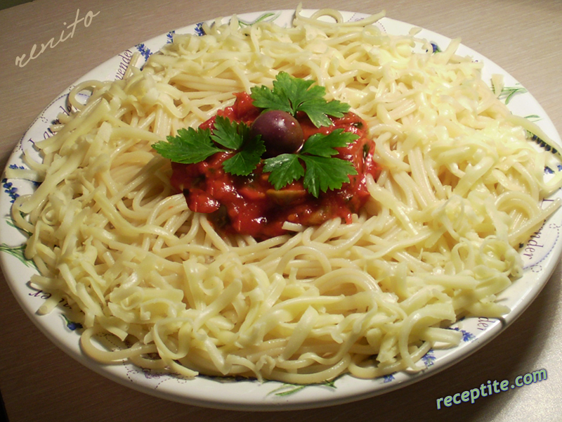 Снимки към Спагети Арабиата