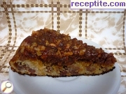снимка 1 към рецепта Ябълков сладкиш с карамелена заливка