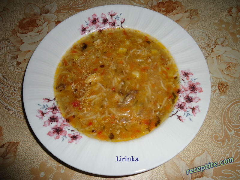 Снимки към Ароматна свинска супа