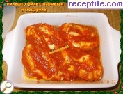 снимка 2 към рецепта Пилешко филе с пармезан и моцарела