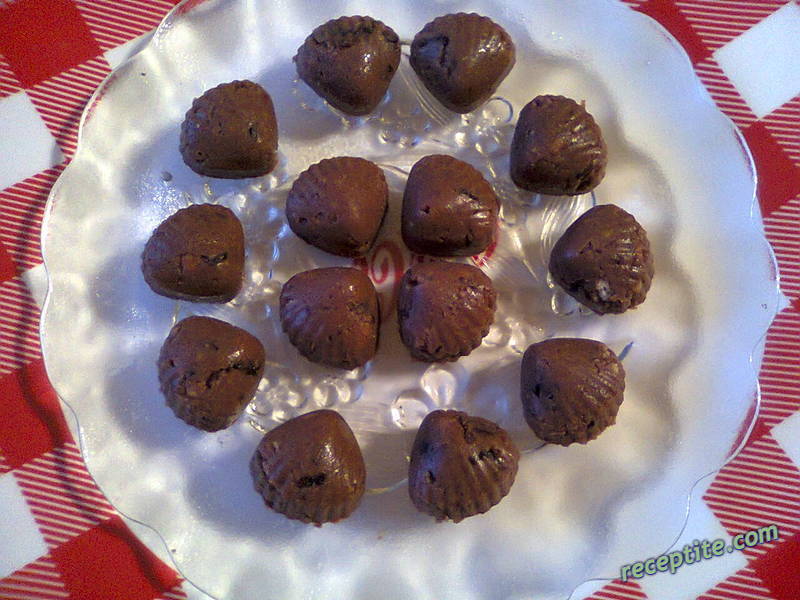 Снимки към Шоколадови резанки със сушени кайсии