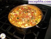 снимка 3 към рецепта Супа с пуешко, печурки и червена леща