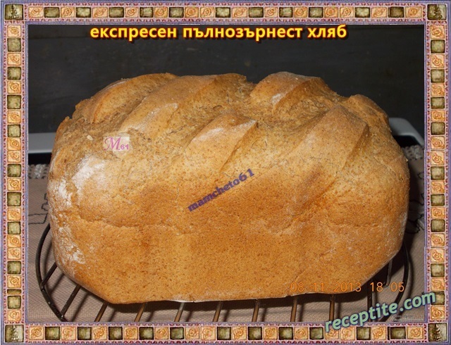 Снимки към Хляб в домашна хлебопекарна