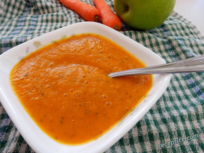 Снимки към Спа супа от моркови с ябълки и джинджифил