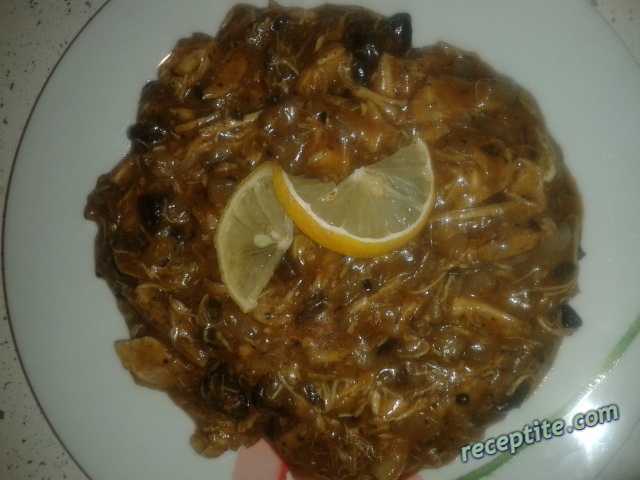 Снимки към Пилешка каша с гъби