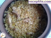 снимка 1 към рецепта Свински ребра с кисело зеле и ориз