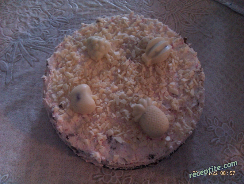 Снимки към Торта Рафаело с бисквити